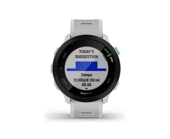 Смарт-часы Garmin Forerunner 55, Whitestone, GPS (010-02562-11), изображение 2 Смарт-часы Garmin Forerunner 55, Whitestone, GPS (010-02562-11), изображение 2