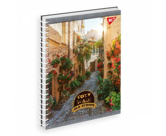 Блокнот Yes А5/80 од.спираль "Cozy walk" (151704)