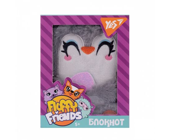 Блокнот Yes Fluffy Friends - пингвин Элан (151696), изображение 2 Блокнот Yes Fluffy Friends - пингвин Элан (151696), изображение 2