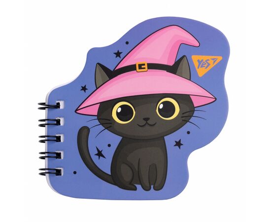 Блокнот Yes А7/24 дв. спираль Kitty, фигурный (681815)