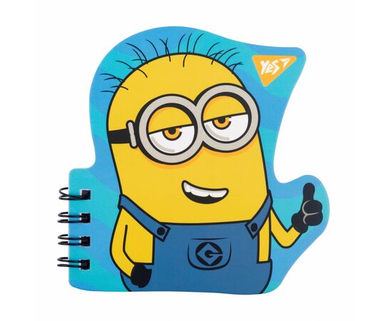 Блокнот Yes А7/24 дв. спираль Minions, фигурный (681817)