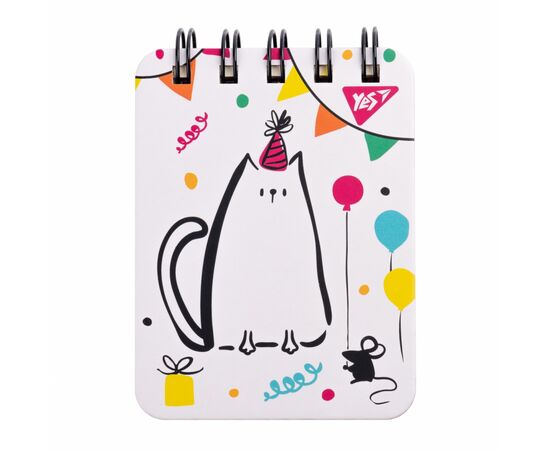 Блокнот Yes А7/100 лін. дв. спір. Sketch animal. Cat (681822)
