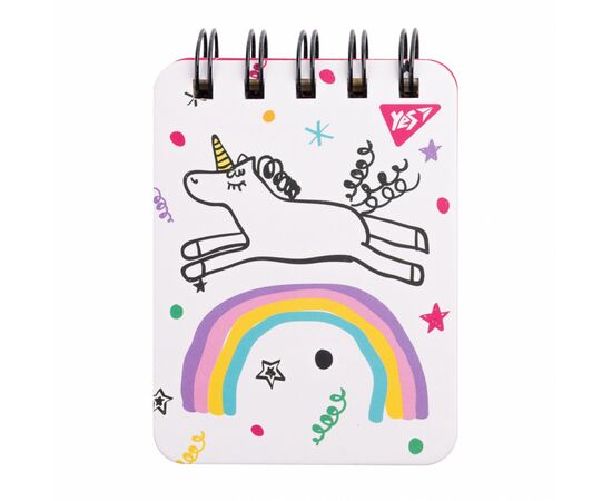 Блокнот Yes А7/100 лин. дв. спир. Sketch animal. Unicorn (681823)