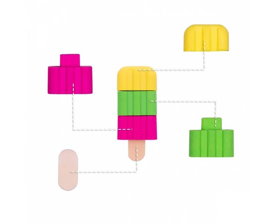 Гумка Yes Candy pop, набір 4шт (560544), зображення 4