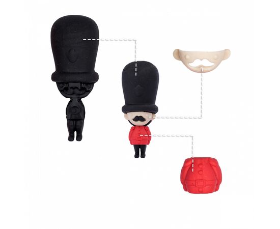 Ластик Yes London, набор 4шт (560558), изображение 3 Ластик Yes London, набор 4шт (560558), изображение 3