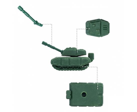 Ластик Yes Millitary, набор 4шт (560553), изображение 4