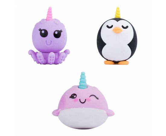 Ластик Yes Sea unicorns, набор 3шт (560542), изображение 2