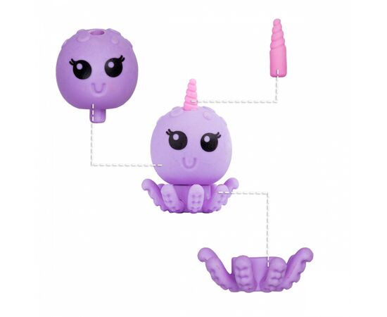 Ластик Yes Sea unicorns, набор 3шт (560542), изображение 3