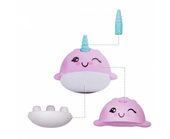 Ластик Yes Sea unicorns, набор 3шт (560542), изображение 5