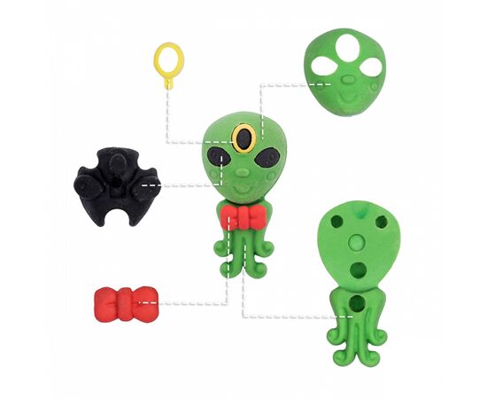 Ластик Yes Space, набор 5шт (560559), изображение 4 Ластик Yes Space, набор 5шт (560559), изображение 4