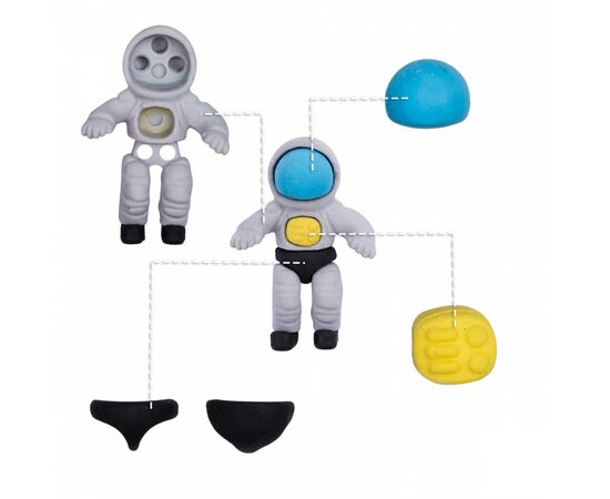 Ластик Yes Space, набор 5шт (560559), изображение 7 Ластик Yes Space, набор 5шт (560559), изображение 7