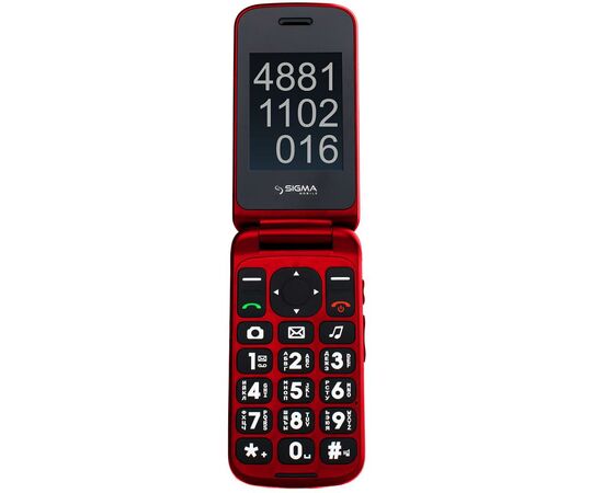 Мобильный телефон Sigma Comfort 50 Shell DS Black-Red (4827798212325), изображение 3 Мобильный телефон Sigma Comfort 50 Shell DS Black-Red (4827798212325), изображение 3