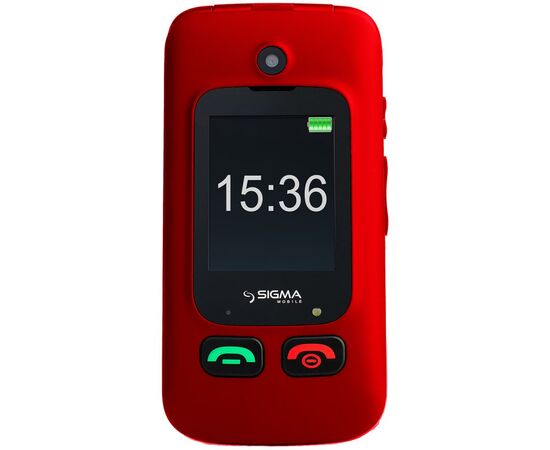 Мобільний телефон Sigma Comfort 50 Shell DS Black-Red (4827798212325)