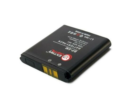 Аккумуляторная батарея для телефона Extradigital Nokia BP-6M (1000 mAh) (DV00DV1187), изображение 4 Аккумуляторная батарея для телефона Extradigital Nokia BP-6M (1000 mAh) (DV00DV1187), изображение 4