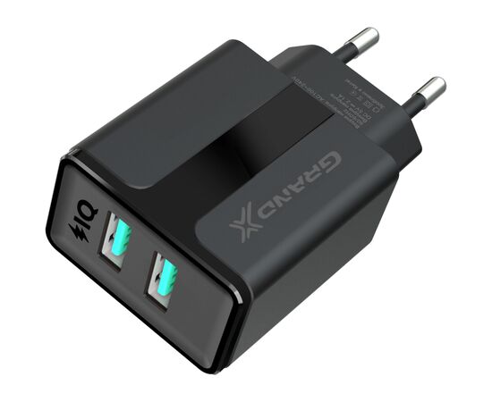 Зарядное устройство Grand-X CH-15UMB (5V/2,1A + DC cable 2,4А USB -> Micro USB 1m) Black (CH-15UMB), изображение 4 Зарядное устройство Grand-X CH-15UMB (5V/2,1A + DC cable 2,4А USB -> Micro USB 1m) Black (CH-15UMB), изображение 4