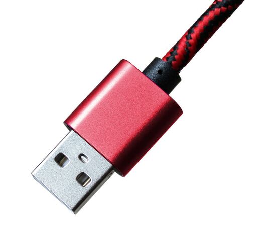 Дата кабель USB 2.0 AM to Lightning 1.0m Red/Black Grand-X (FL05RB), изображение 4 Дата кабель USB 2.0 AM to Lightning 1.0m Red/Black Grand-X (FL05RB), изображение 4