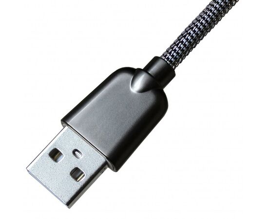 Дата кабель USB 2.0 AM to Micro 5P 1.0m 1.5A, Dark Silver Grand-X (MM02DS), зображення 4 Дата кабель USB 2.0 AM to Micro 5P 1.0m 1.5A, Dark Silver Grand-X (MM02DS), зображення 4
