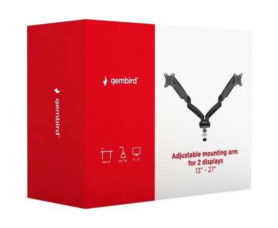 Кронштейн Gembird MA-DA2-01, изображение 2