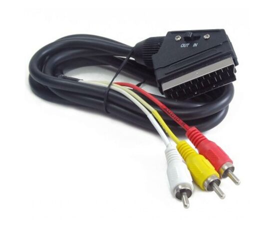 Кабель мультимедийный RCA - SCART, 1.8 m Cablexpert (CCV-519-001)
