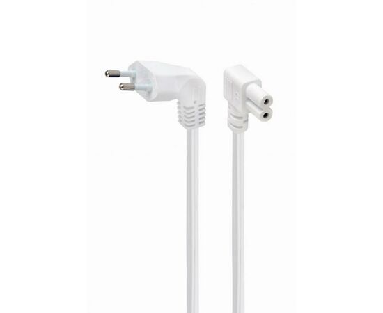 Кабель живлення C7 2.5m corner white Cablexpert (PC-184L-VDE-2.5M-W)