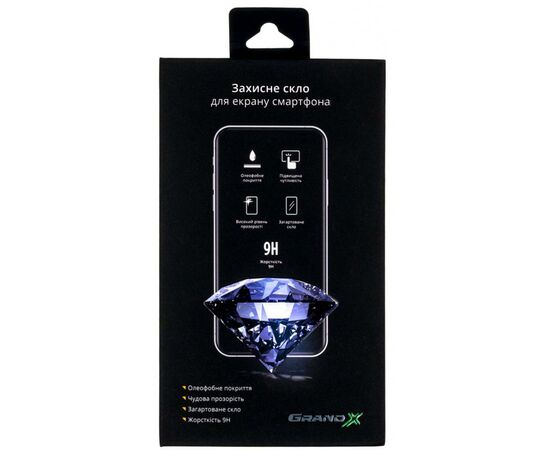 Стекло защитное Grand-X Samsung Galaxy M11 full cover black (GSGM11FCB) (GSGM11FCB)