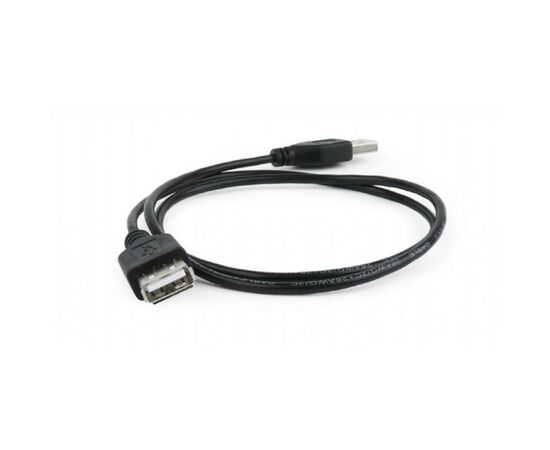 Дата кабель USB 2.0 AM/AF 0.75m Cablexpert (CC-USB2-AMAF-75CM/300-BK), изображение 3 Дата кабель USB 2.0 AM/AF 0.75m Cablexpert (CC-USB2-AMAF-75CM/300-BK), изображение 3
