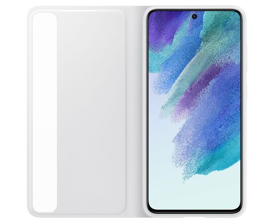 Чехол для моб. телефона Samsung Clear View Cover Galaxy S21 FE (G990) White (EF-ZG990CWEGRU), изображение 3 Чехол для моб. телефона Samsung Clear View Cover Galaxy S21 FE (G990) White (EF-ZG990CWEGRU), изображение 3