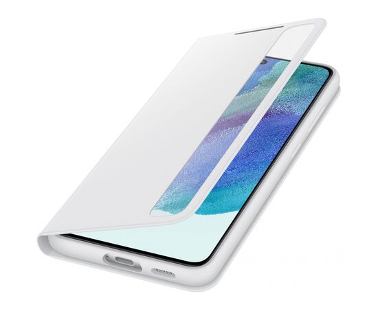 Чехол для моб. телефона Samsung Clear View Cover Galaxy S21 FE (G990) White (EF-ZG990CWEGRU), изображение 4 Чехол для моб. телефона Samsung Clear View Cover Galaxy S21 FE (G990) White (EF-ZG990CWEGRU), изображение 4