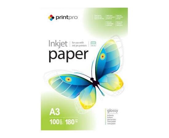 Фотобумага PrintPro A3 (PGE180100A3)