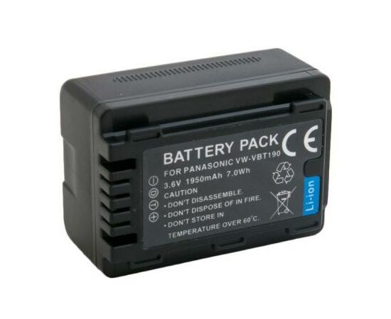 Аккумулятор к фото/видео Extradigital Panasonic VW-VBT190, 1950 mAh (BDP2691)