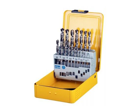Набор сверл DeWALT HSS-R по металлу, 19шт, d=1-10мм. (DT5913)