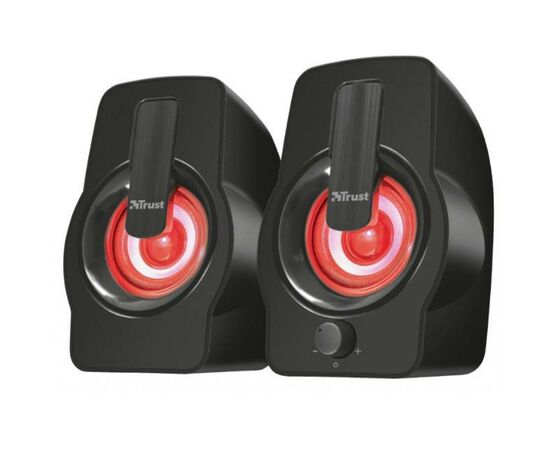Акустическая система Trust Gemi RGB black USB (22948), изображение 2 Акустическая система Trust Gemi RGB black USB (22948), изображение 2