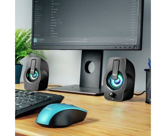 Акустическая система Trust Gemi RGB black USB (22948), изображение 7 Акустическая система Trust Gemi RGB black USB (22948), изображение 7