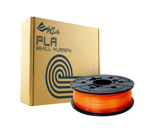 Пластик для 3D-принтера XYZprinting PLA 1.75мм/0.6кг transparent orange (RFPLBXEU07E), зображення 2 Пластик для 3D-принтера XYZprinting PLA 1.75мм/0.6кг transparent orange (RFPLBXEU07E), зображення 2