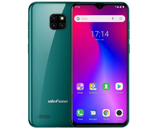 Мобильный телефон Ulefone S11 1/16Gb Midnight Green (6937748733492)