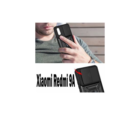 Чохол до моб. телефона BeCover Military Xiaomi Redmi 9A Black (705574), зображення 2
