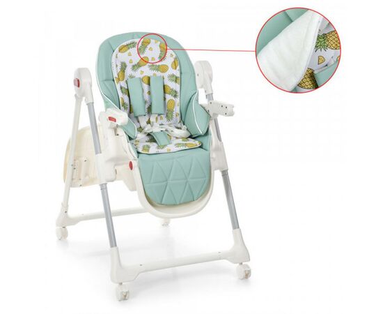 Стульчик для кормления El Camino ME 1037 pineapple mint (21906), изображение 6 Стульчик для кормления El Camino ME 1037 pineapple mint (21906), изображение 6