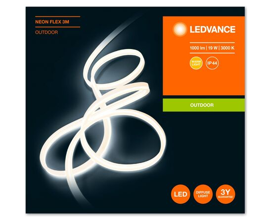 Світлодіодна стрічка LEDVANCE NEON FLEX LEDVANCE 3M 4058075504707 1 Силікон 30000 19,00 10 (4058075504707)