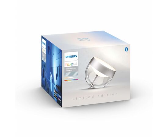 Настольная лампа Philips Hue Iris, Color, BT, DIM, серебристая (929002376701), изображение 5 Настольная лампа Philips Hue Iris, Color, BT, DIM, серебристая (929002376701), изображение 5