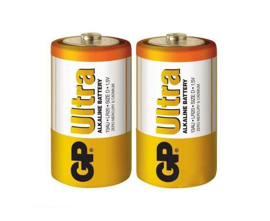 Батарейка Gp D GP Ultra LR20 * 2 (13AU-U2 / 4891199034442), изображение 2 Батарейка Gp D GP Ultra LR20 * 2 (13AU-U2 / 4891199034442), изображение 2