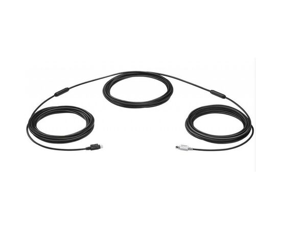 Кабель мультимедийный Logitech Extender Cable for Group Camera 15m Business MINI-DIN (939-001490), изображение 2 Кабель мультимедийный Logitech Extender Cable for Group Camera 15m Business MINI-DIN (939-001490), изображение 2