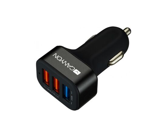 Зарядное устройство Canyon Universal 3xUSB car adapter (CNE-CCA07B)