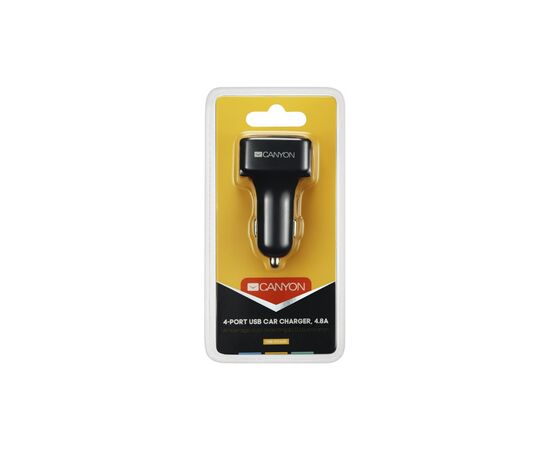 Зарядное устройство Canyon Universal 4xUSB car adapter (CNE-CCA05B), изображение 4 Зарядное устройство Canyon Universal 4xUSB car adapter (CNE-CCA05B), изображение 4