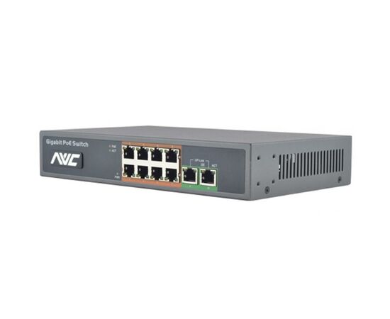 Коммутатор сетевой NVC NVC-1008G, изображение 2 Коммутатор сетевой NVC NVC-1008G, изображение 2