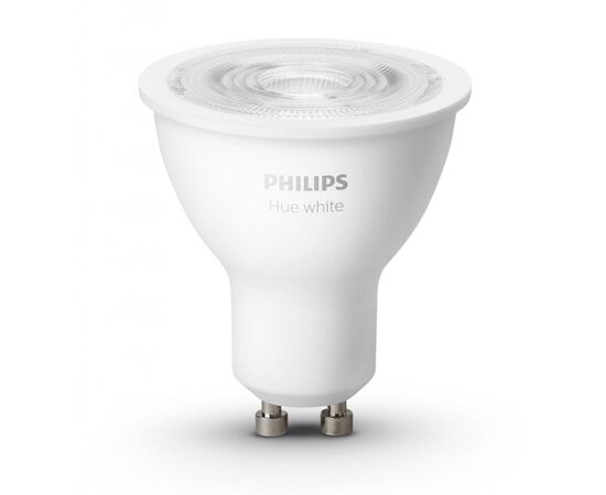 Умная лампочка Philips Hue GU10, White, BT, DIM (929001953505), изображение 2 Умная лампочка Philips Hue GU10, White, BT, DIM (929001953505), изображение 2