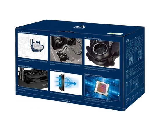 Система водного охлаждения Arctic Liquid Freezer II 280 (ACFRE00066B), изображение 8 Система водного охлаждения Arctic Liquid Freezer II 280 (ACFRE00066B), изображение 8