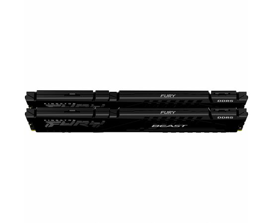 Модуль памяти для компьютера DDR5 32GB (2x16GB) 5600 MHz Beast Black Kingston Fury (ex.HyperX) (KF556C40BBK2-32), изображение 2 Модуль памяти для компьютера DDR5 32GB (2x16GB) 5600 MHz Beast Black Kingston Fury (ex.HyperX) (KF556C40BBK2-32), изображение 2