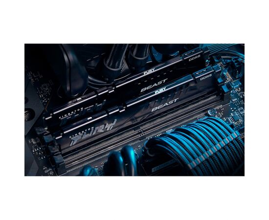 Модуль памяти для компьютера DDR5 32GB (2x16GB) 5600 MHz Beast Black Kingston Fury (ex.HyperX) (KF556C40BBK2-32), изображение 6 Модуль памяти для компьютера DDR5 32GB (2x16GB) 5600 MHz Beast Black Kingston Fury (ex.HyperX) (KF556C40BBK2-32), изображение 6