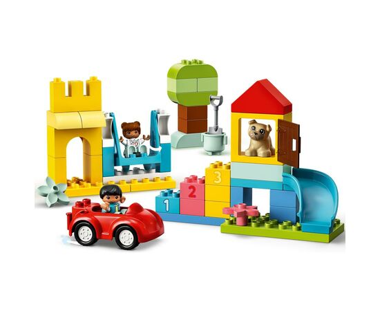Конструктор LEGO DUPLO Classic Большая коробка с кубиками 85 деталей (10914), изображение 3 Конструктор LEGO DUPLO Classic Большая коробка с кубиками 85 деталей (10914), изображение 3