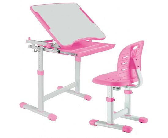 Парта со стулом FunDesk Piccolino III Pink (221982), изображение 2 Парта со стулом FunDesk Piccolino III Pink (221982), изображение 2